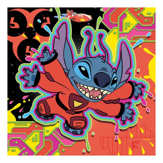 Disney Stitch 49-Piece Jigsaw Puzzle Set of 3 - Ideal Kids' Puzzle for Children