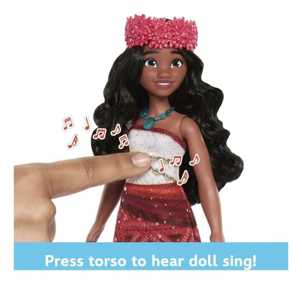 Disney Moana 2 Singing Fashion Adventure Doll with Fun Accessories