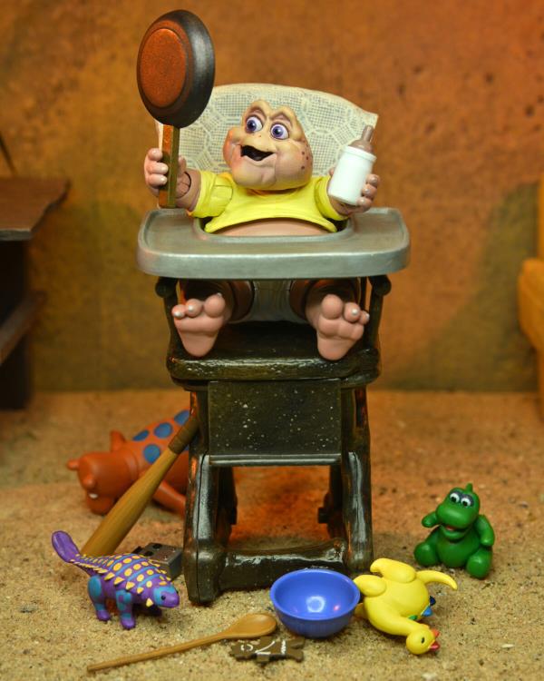 NECA Ultimate 7-Inch Scale Action Figure of Baby Sinclair from the Dinosaurs TV Series