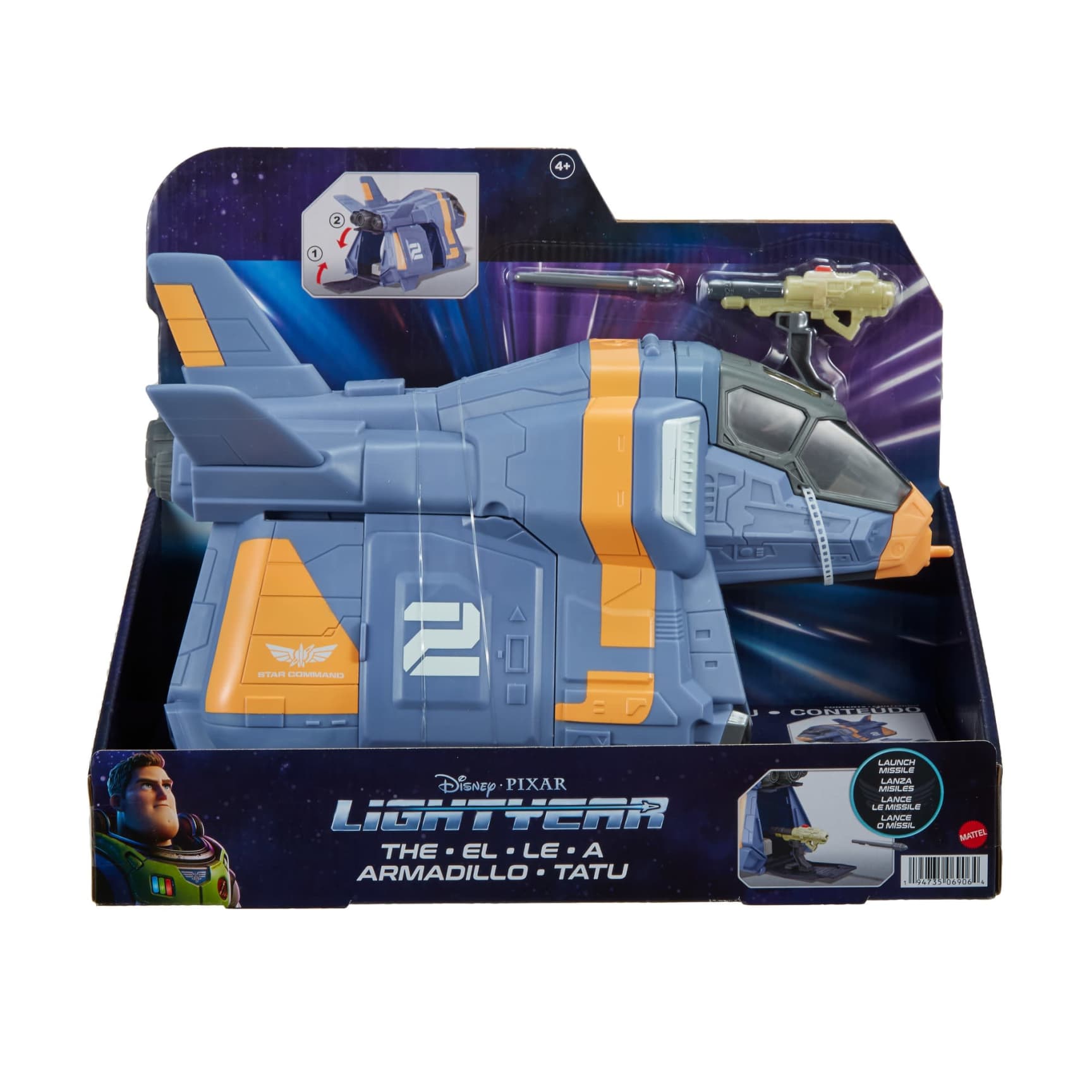 Authentic Disney Pixar Lightyear-Inspired Armadillo Space Vehicle