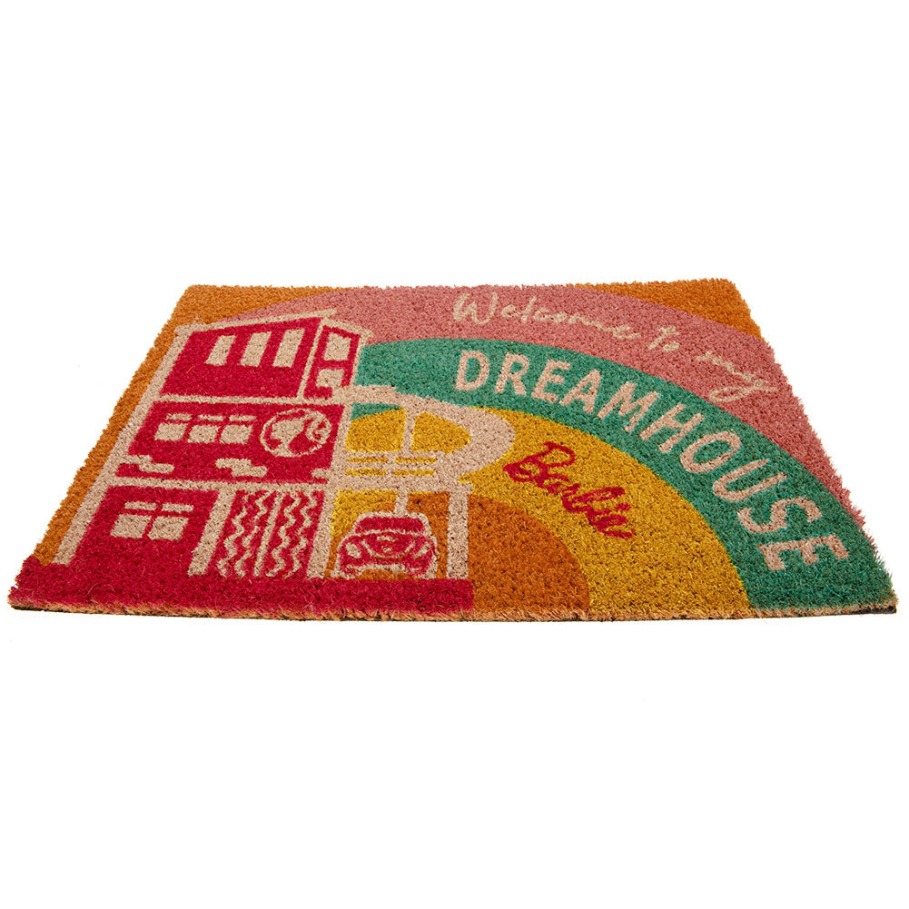 Pastel Coloured Durable Coconut Fibre Barbie Dreamhouse Welcome Doormat
