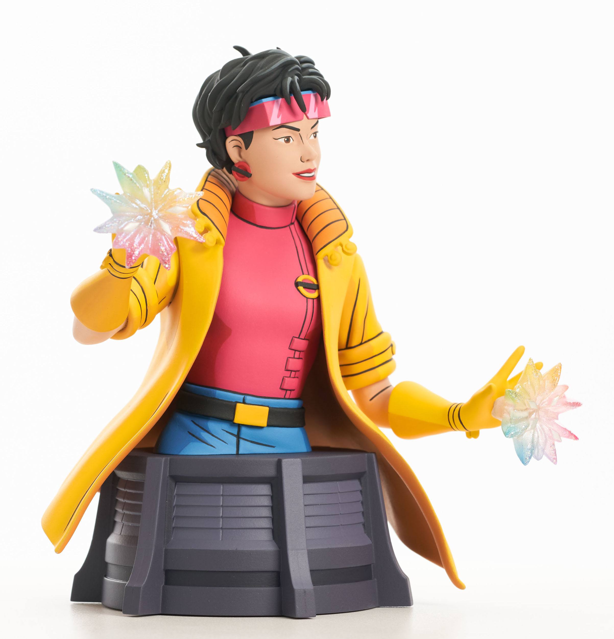 Diamond Select Collectible Marvel X - Men Gallery Animated Resin Mini - Bust of Jubilee, the Sparkling Mutant