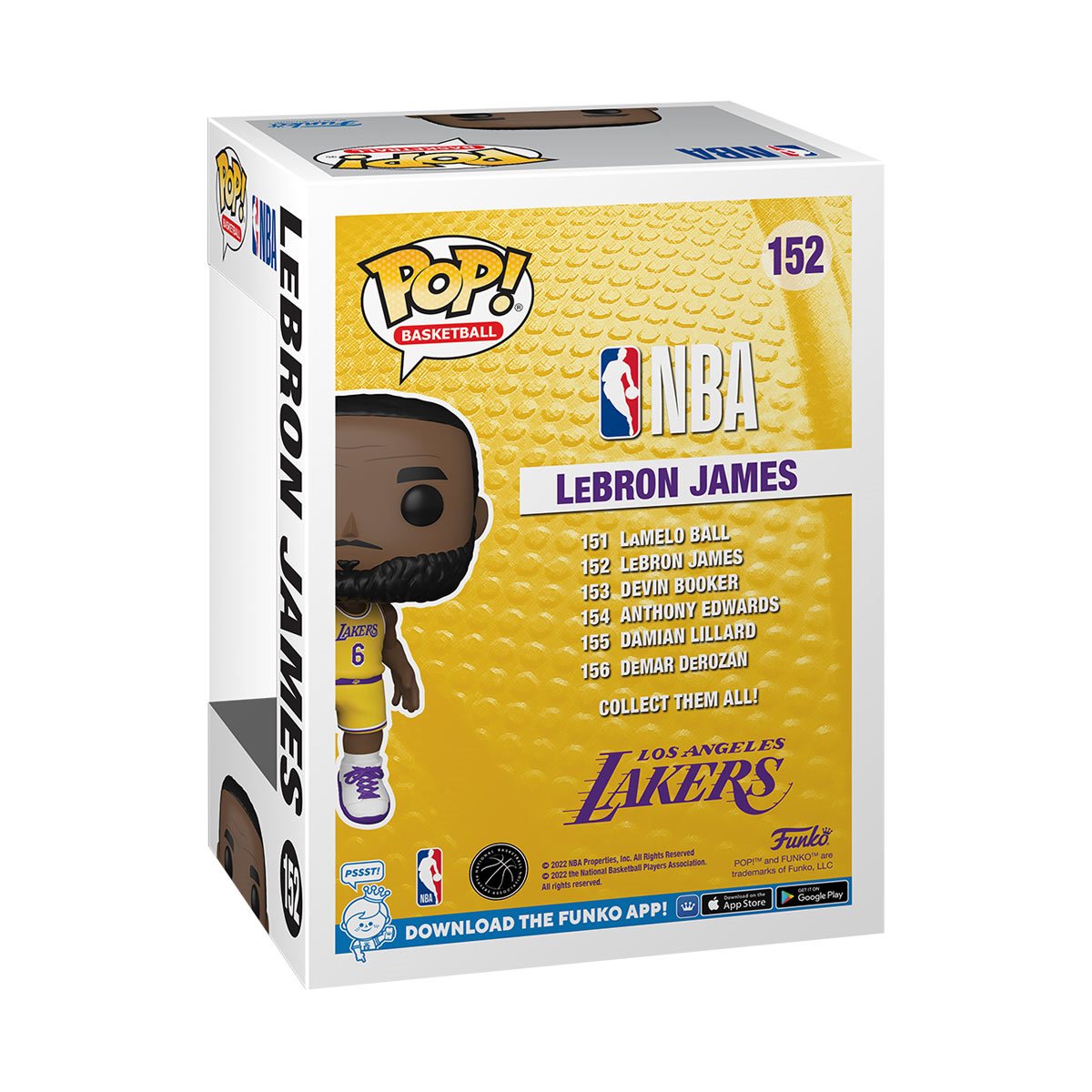Exclusive NBA Lakers LeBron James #6 Funko Pop! Vinyl Figure