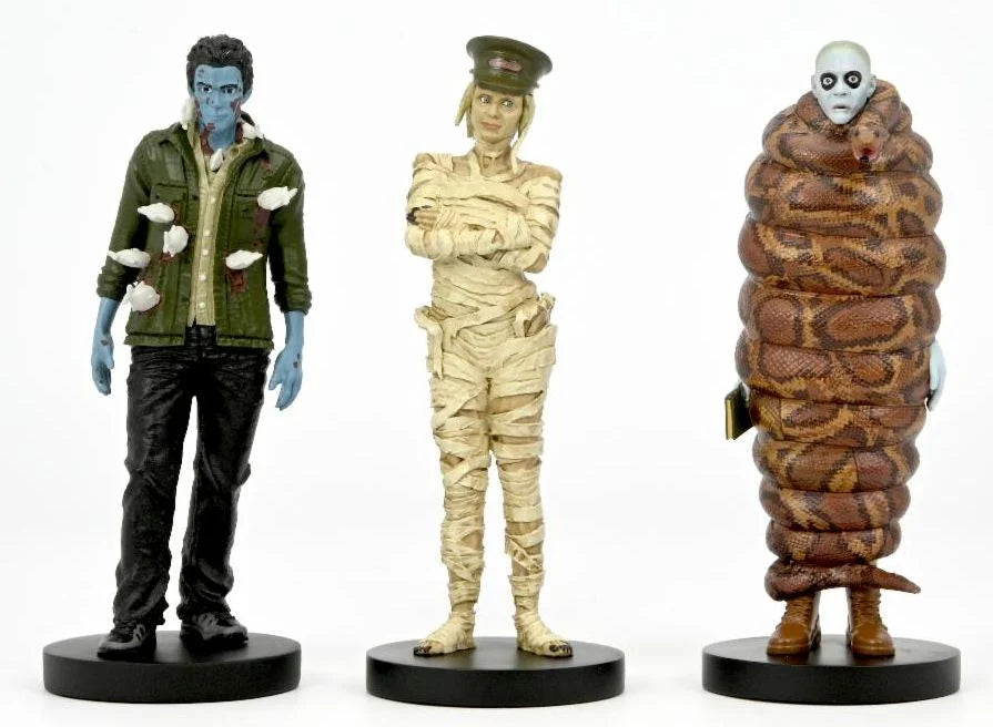 NECA 4-Inch Highly Detailed 3-Piece Beetlejuice Immigration Hall Figure Set