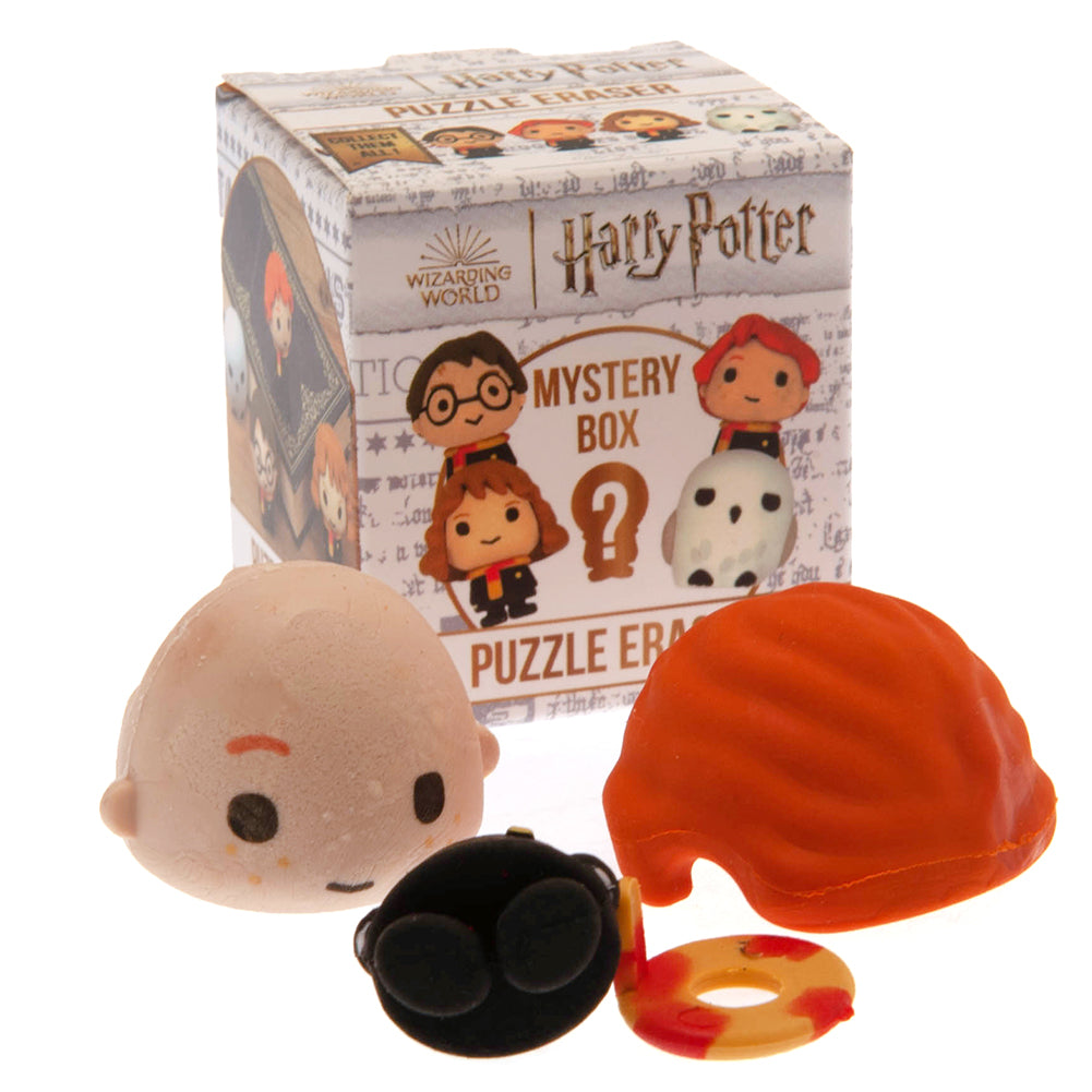 Mystery Box of 3D Puzzle Erasers Featuring Harry Potter Characters
