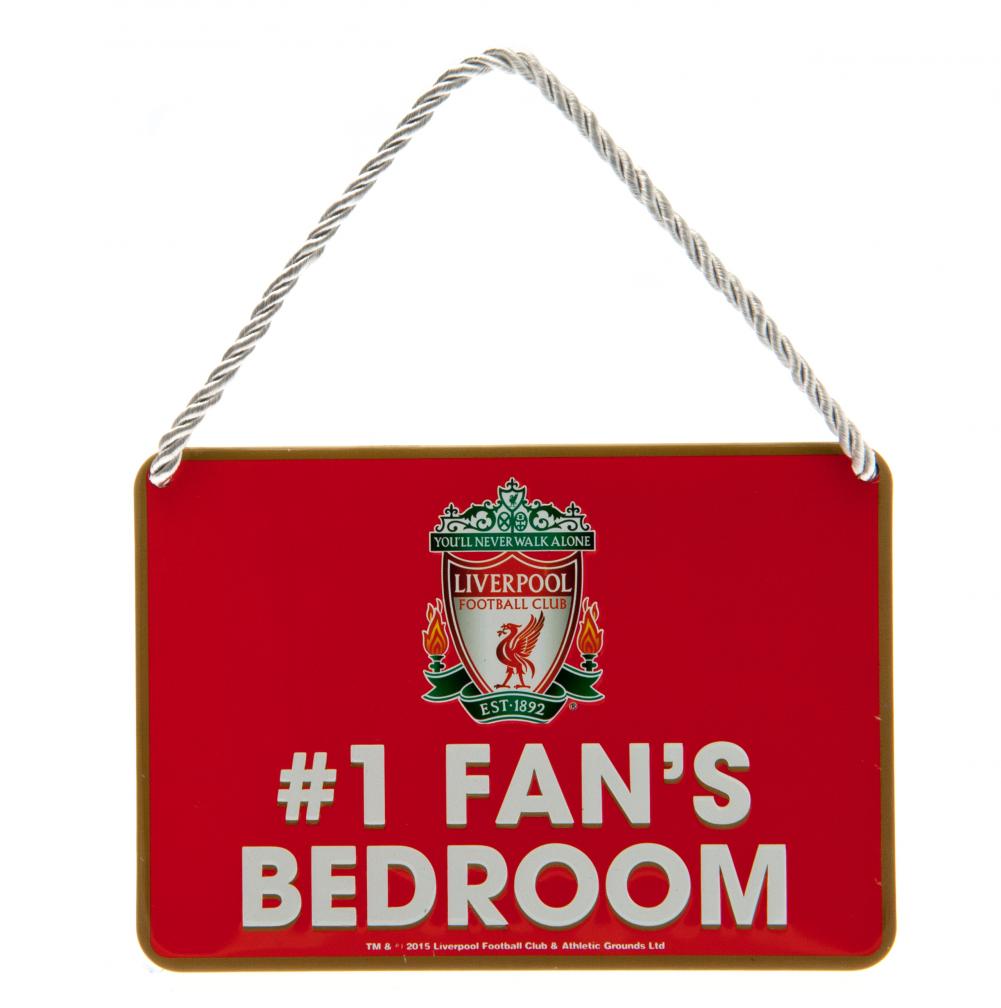 Liverpool Football Club Bedroom Wall Hanging Sign for the Number One Fan