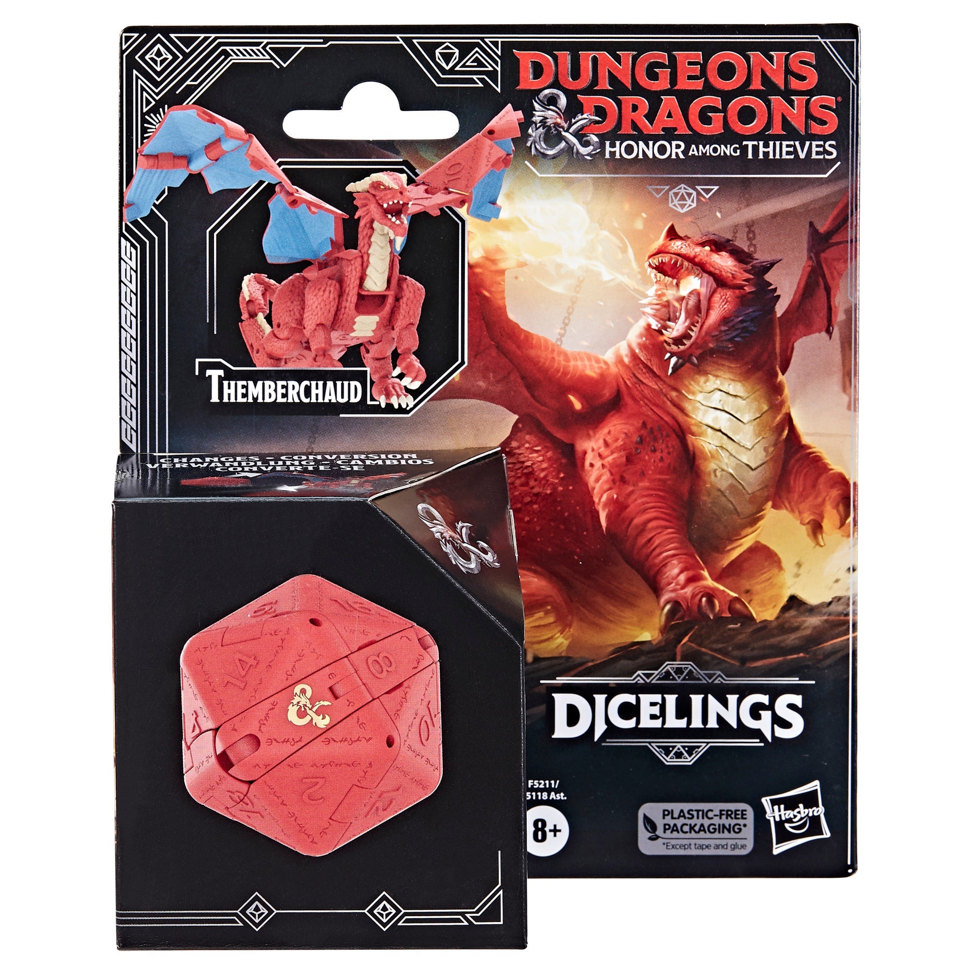 Dungeons & Dragons D&D Dicelings Red Dragon Transformable Action Figure