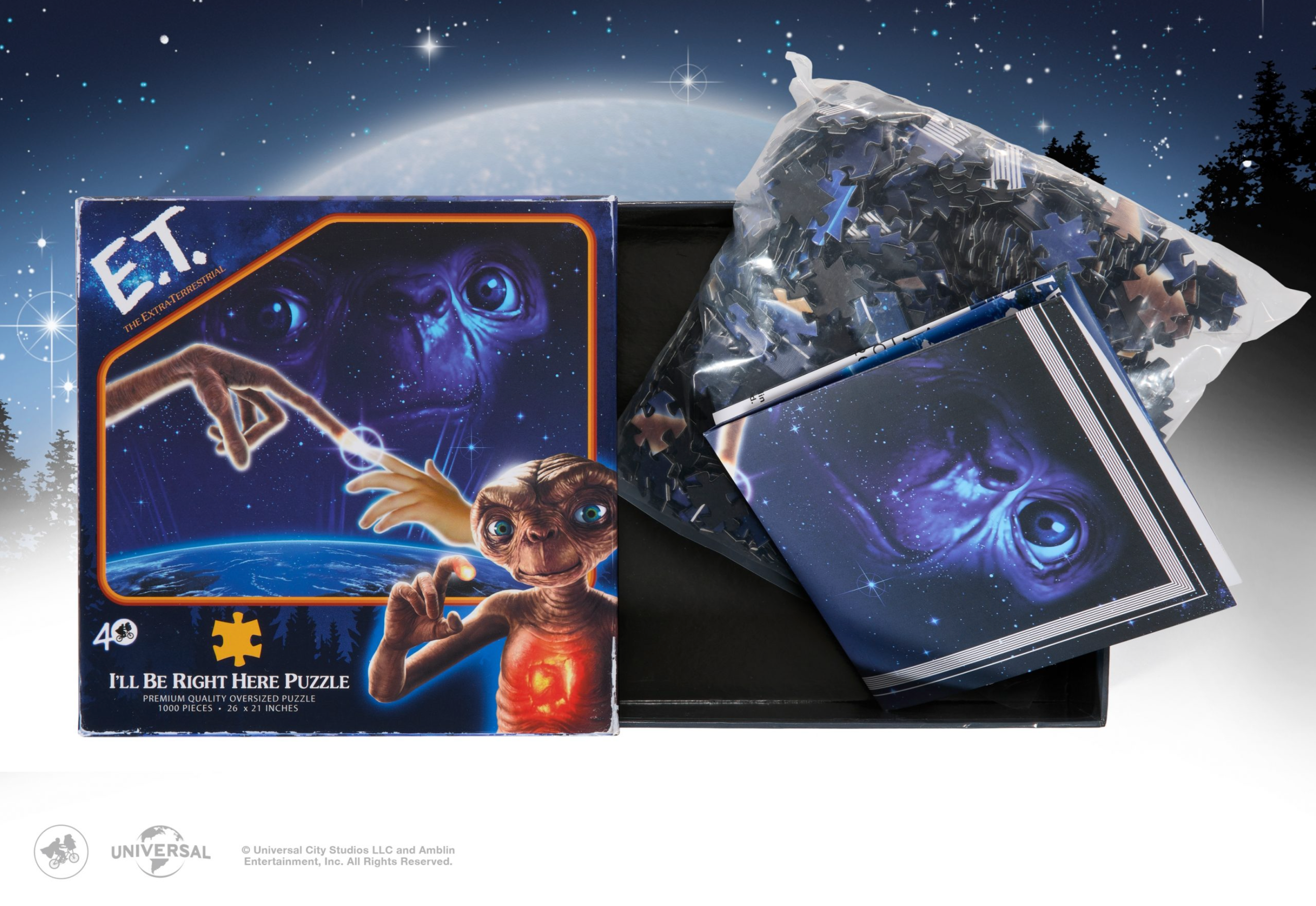 E.T. The Extra-Terrestrial 'I’ll Be Right Here' 1000-Piece High - Quality Jigsaw Puzzle for Enthusiasts