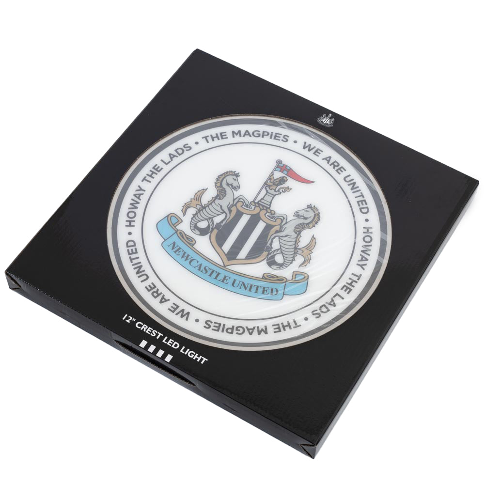 Newcastle United Football Club 12 LED Wall Lighting Decorative Sign