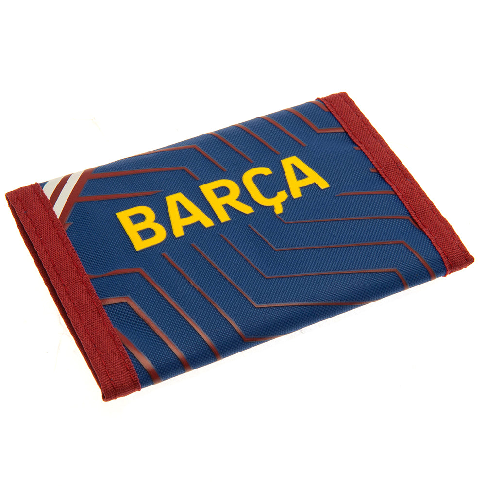 Stylish FC Barcelona Flash Design Polyester Wallet