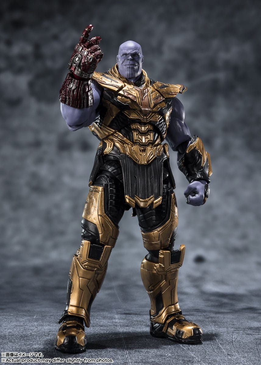 Avengers Endgame: The Infinity Saga Five Years Later (2023) S.H. Figuarts Collectible Thanos Action Figure for Marvel Fans