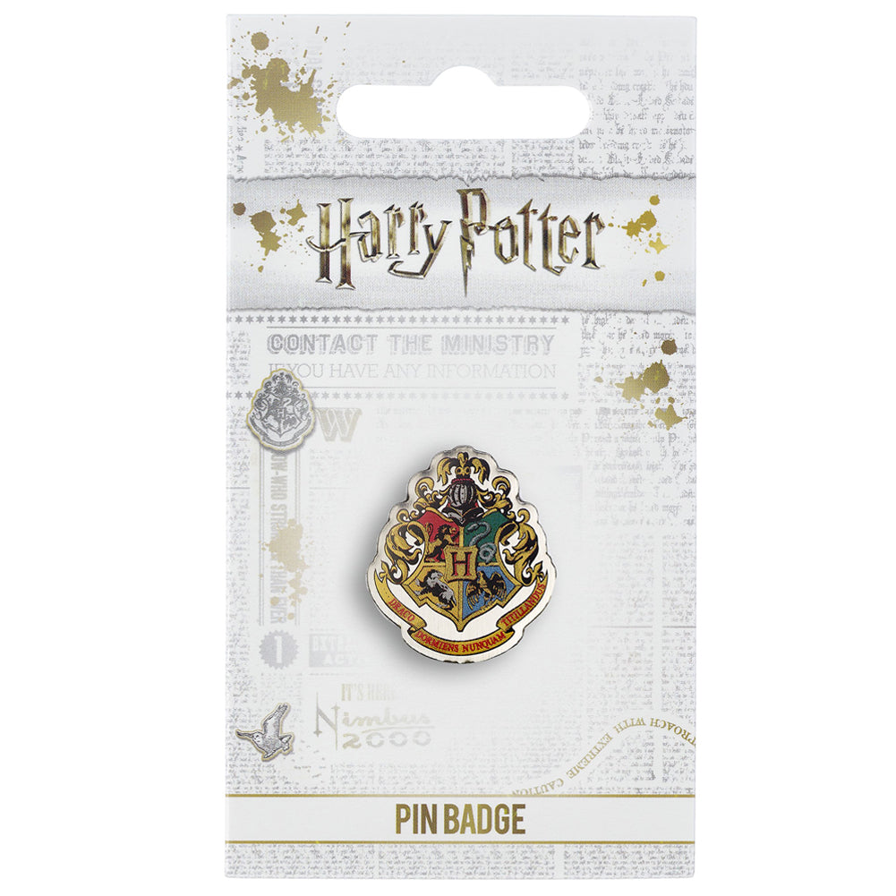 Harry Potter Enamel Pin Badge Featuring Hogwarts Crest