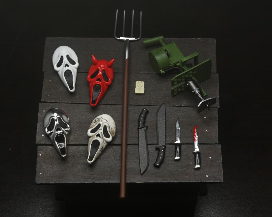 NECA Ghost Face Inferno 7-Inch Ultimate Collectible Action Figure for Horror Enthusiasts