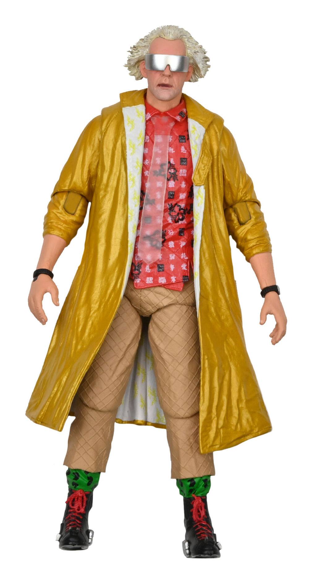NECA Ultimate 2015 Doc Brown Action Figure from Back to the Future Part 2