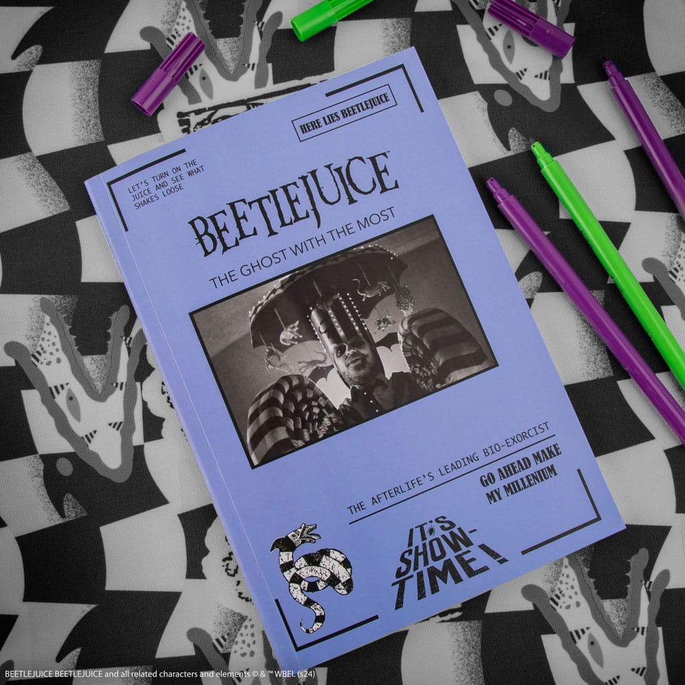 Beetlejuice It's Show Time Softcover Writing Notebook for Creative and Productive Writing