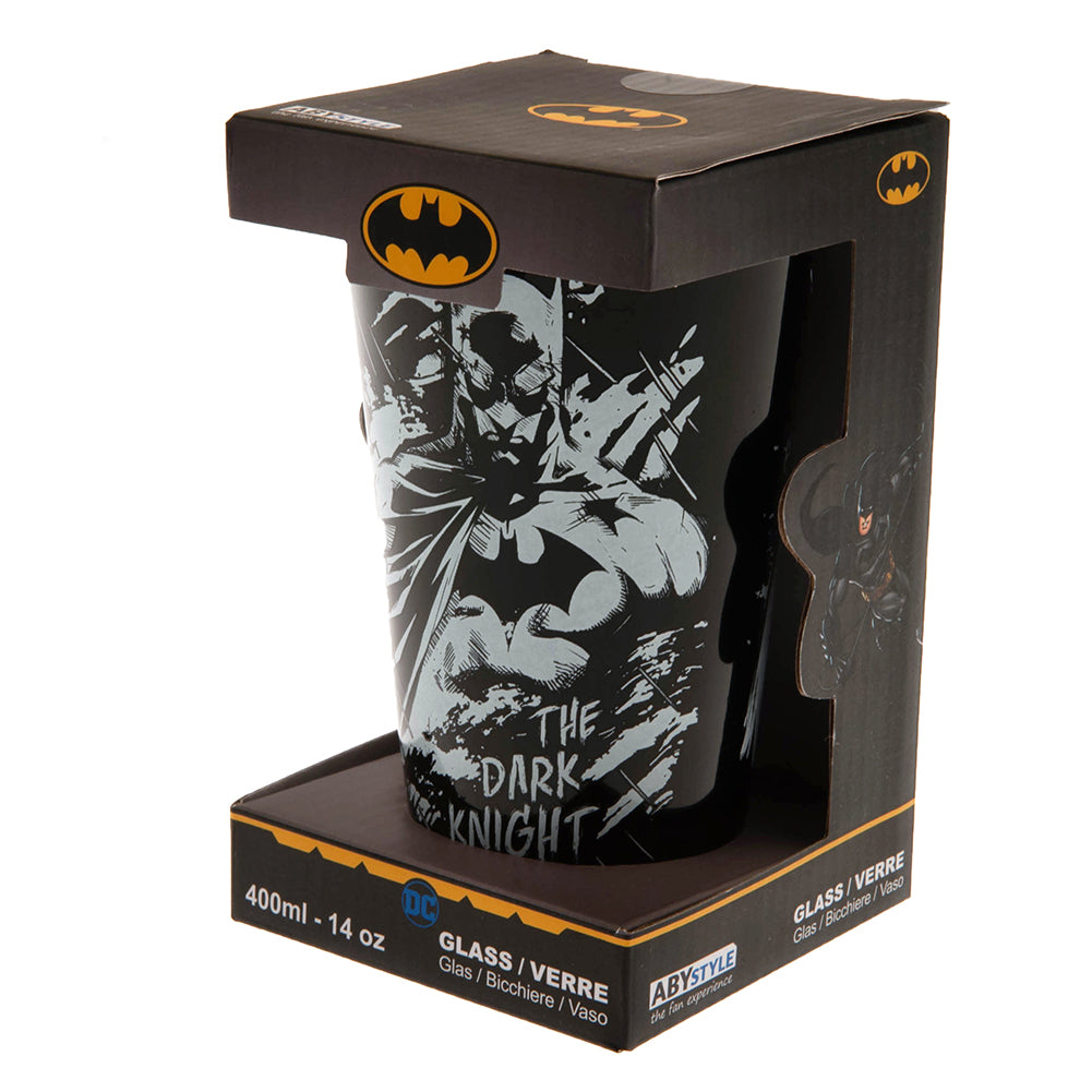 Premium Large Batman Themed Drinking Glass