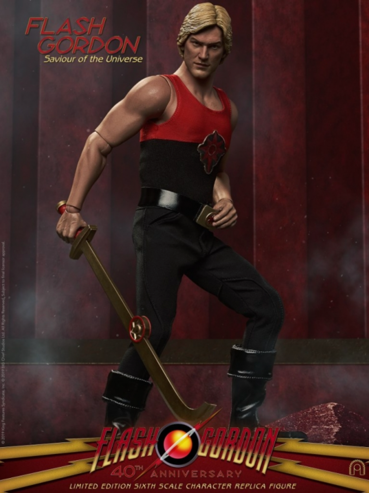 Big Chief Studios 1/6 Scale Exclusive Collector Figure of Flash Gordon