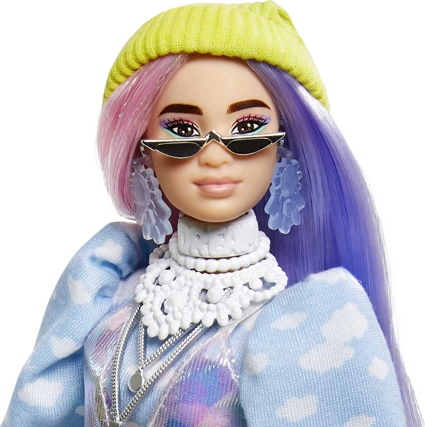 Sparkling Barbie Extra Fashion Doll Set with an Adorable Pet Puppy
