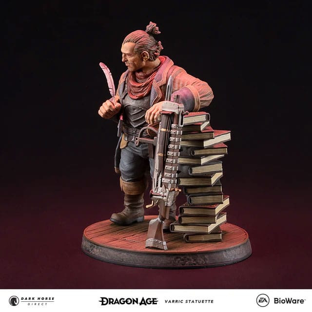 Limited Edition Collectible Dragon Age Varric Tethras Statue Figurine