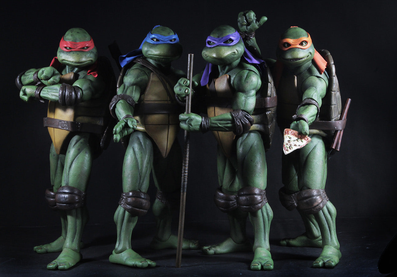 NECA 1/4 Scale Action Figure: Michelangelo from 1990 Teenage Mutant Ninja Turtles Movie