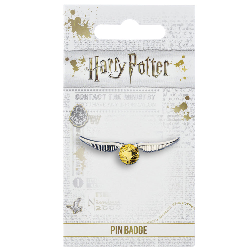 Enamel Collectible Harry Potter Golden Snitch Badge for Fans