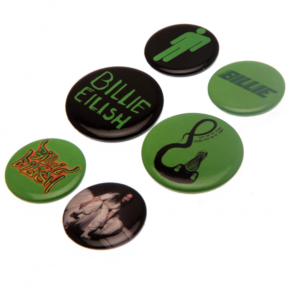 Billie Eilish Collectible Button Badge Set for Fashion Enthusiasts
