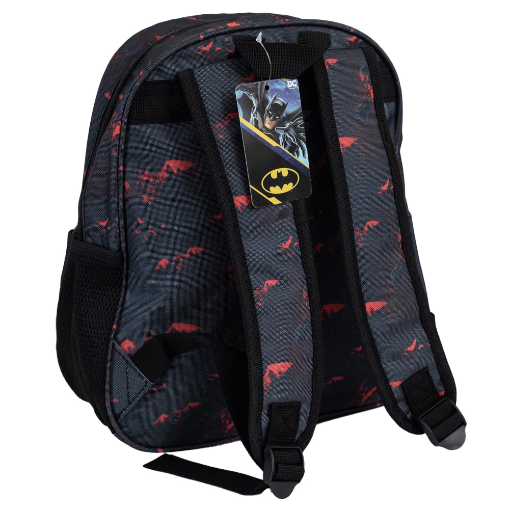 Junior Batman Themed School Backpack for Youngsters