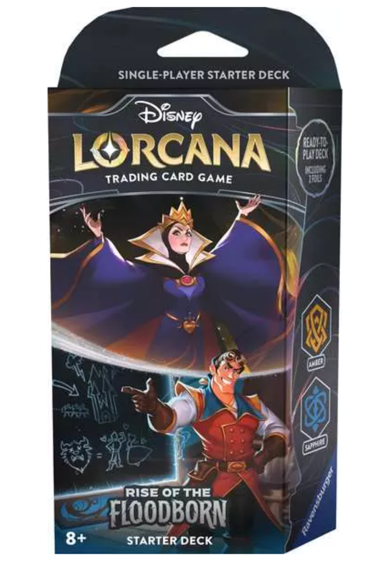 Disney Lorcana Starter Deck: The Queen and Gaston - Ideal for Newcomers