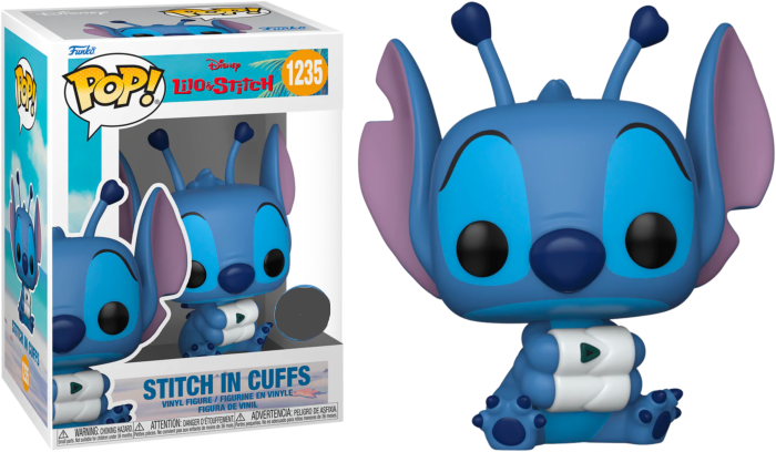 Funko Pop! Vinyl Figure: Lilo & Stitch's Stitch in Cuffs, 9cm Tall