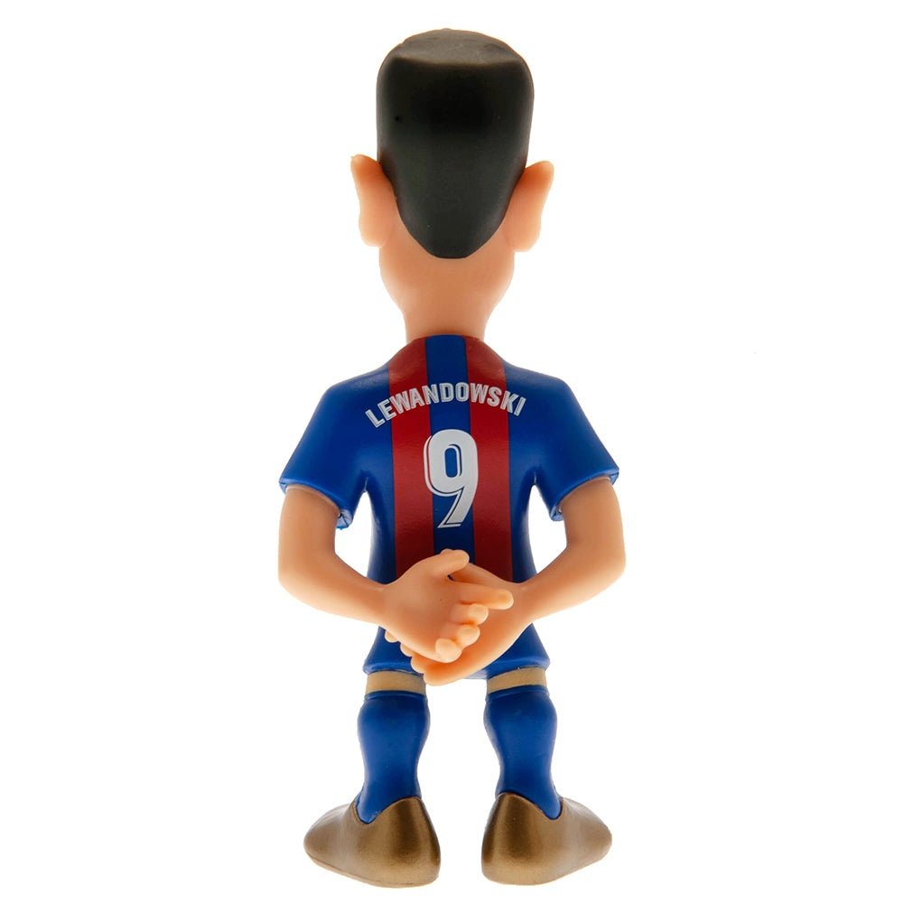 FC Barcelona Collectible MINIX Figurine of Football Star Robert Lewandowski