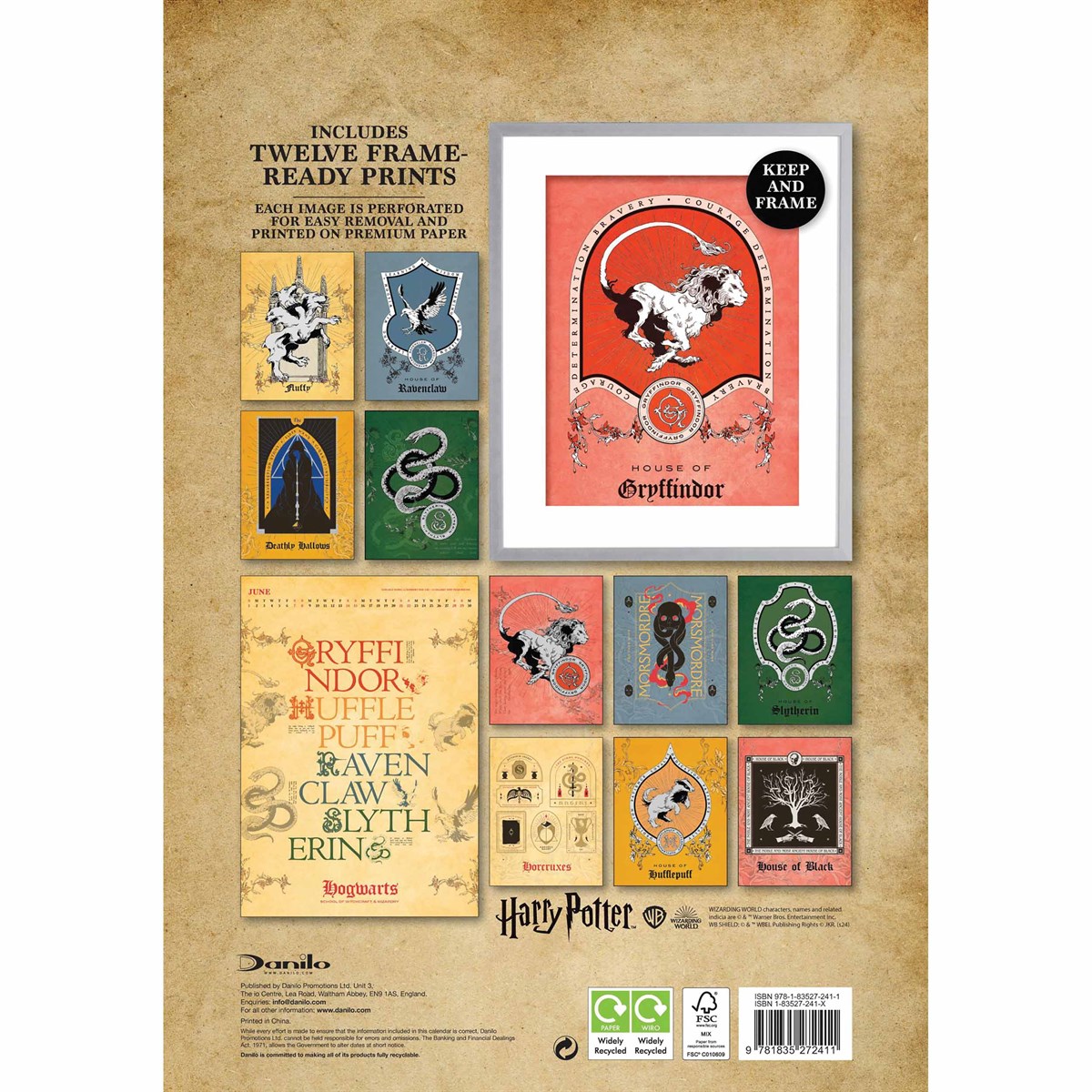 2025 Deluxe Harry Potter Wall Calendar - Collectors Edition