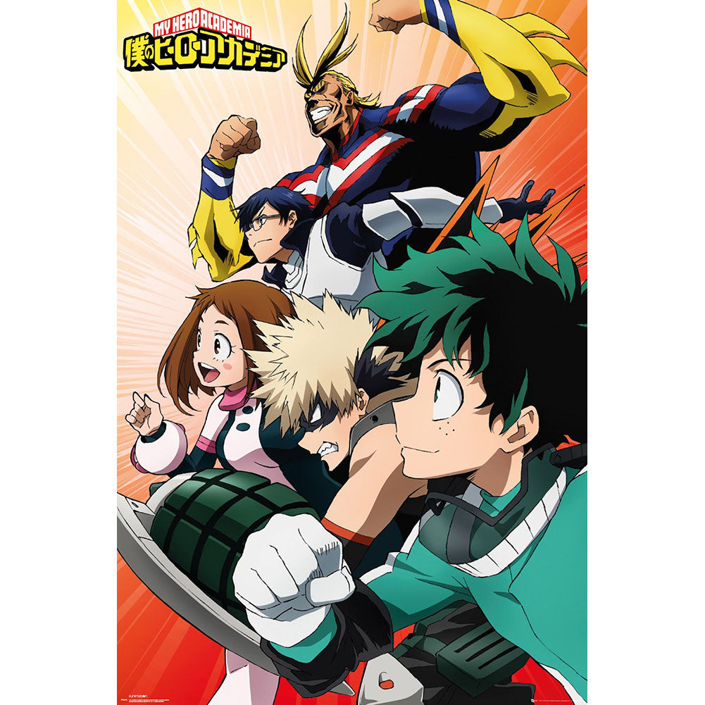 High - Quality My Hero Academia Character Poster, Size 61cm x 91cm