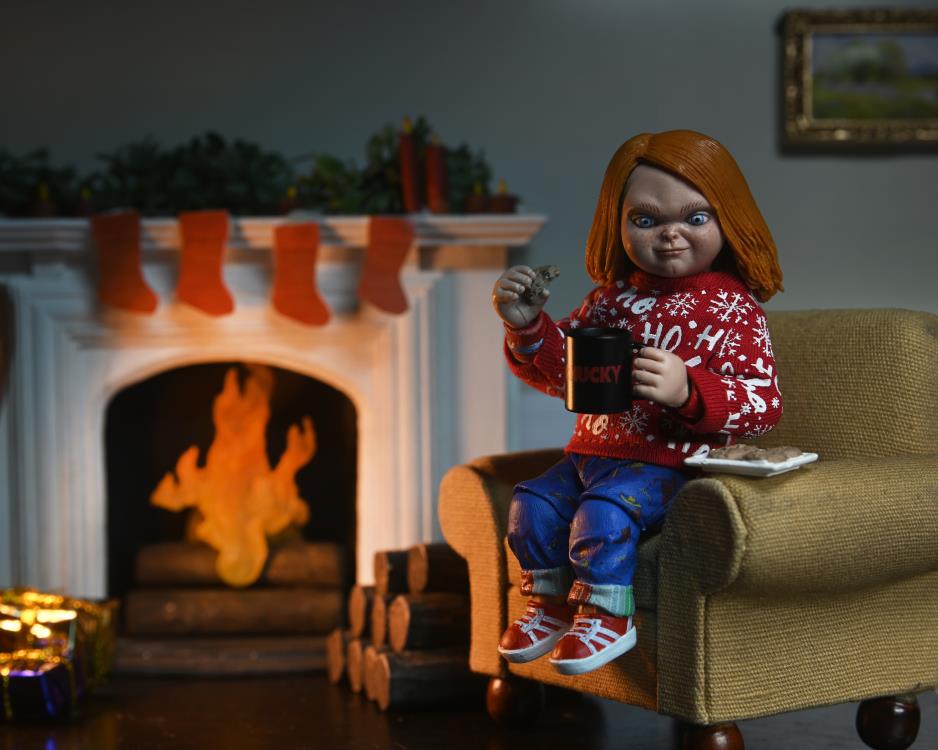 NECA Ultimate 7-Inch Chucky Action Figure (Holiday Edition) from TV Series