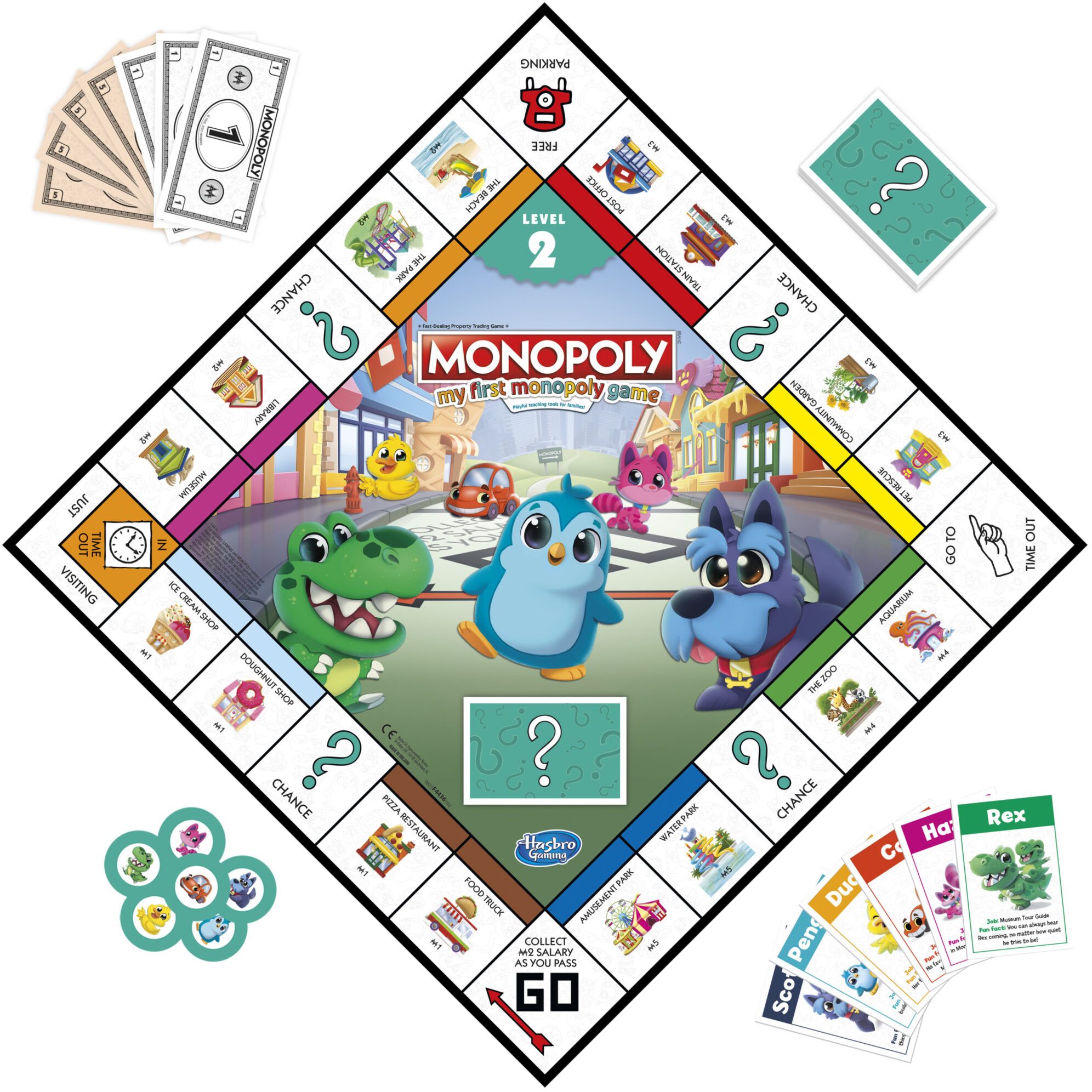 My First Monopoly: A Family-Friendly Board Game with Two-Level Play