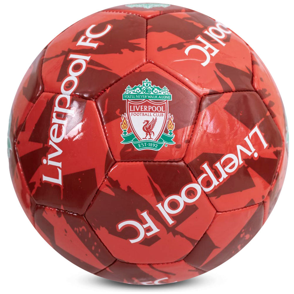 Liverpool FC Graffiti-Style Red PVC Everyday Football for 14+