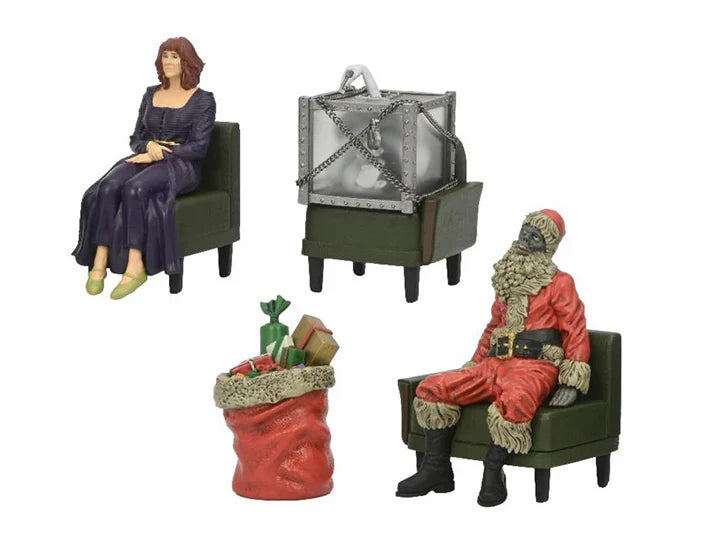 NECA 4-Piece Highly Detailed Beetlejuice Waiting Room Figure Set 2024