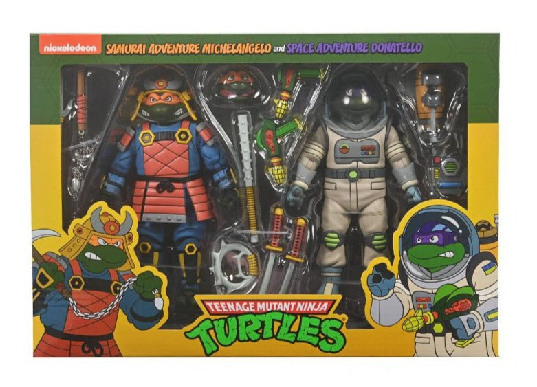 NECA 7-Inch Teenage Mutant Ninja Turtles Space & Samurai 2-Pack Action Figures
