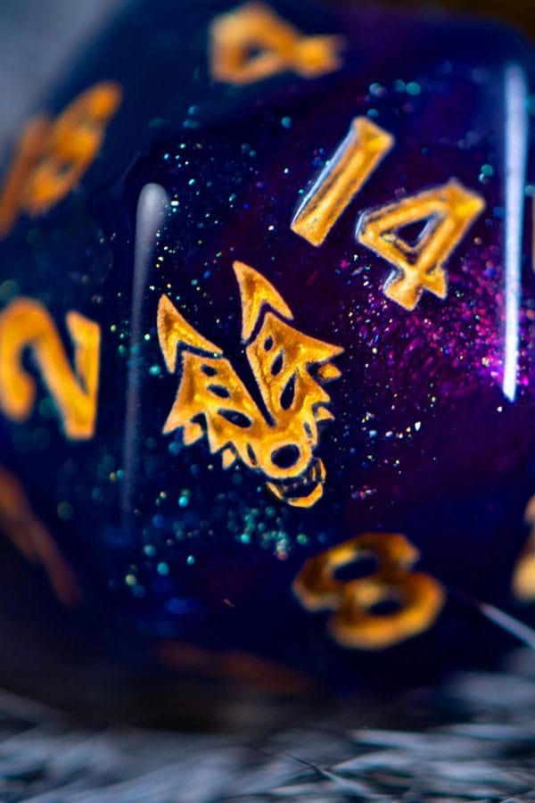 Dragon Age Dice Set for the Dread Wolf - High - Quality Polyhedral Gaming Dice