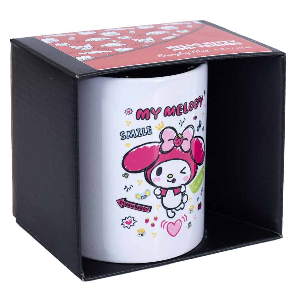 Adorable My Melody Sweet Ceramic Coffee Mug for Daily Use