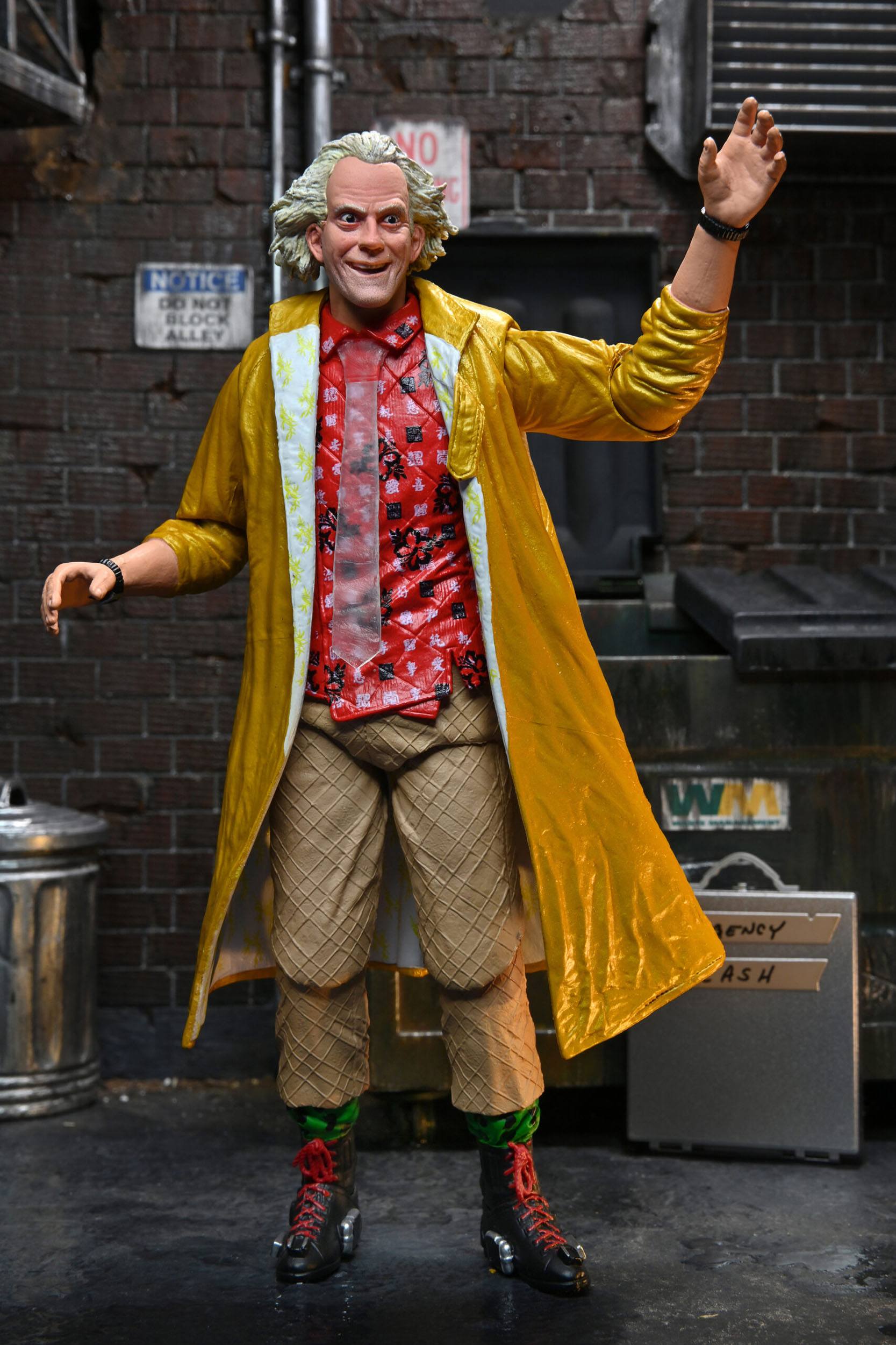 NECA Ultimate 2015 Doc Brown Action Figure from Back to the Future Part 2