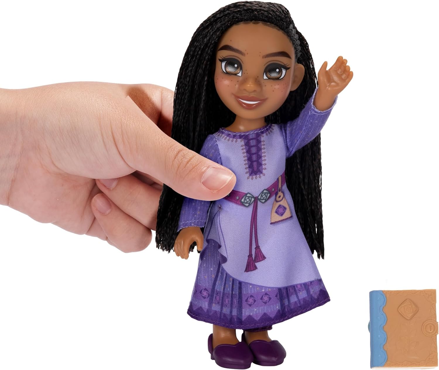 6-Inch Disney Wish Asha Collectible Doll with Journal