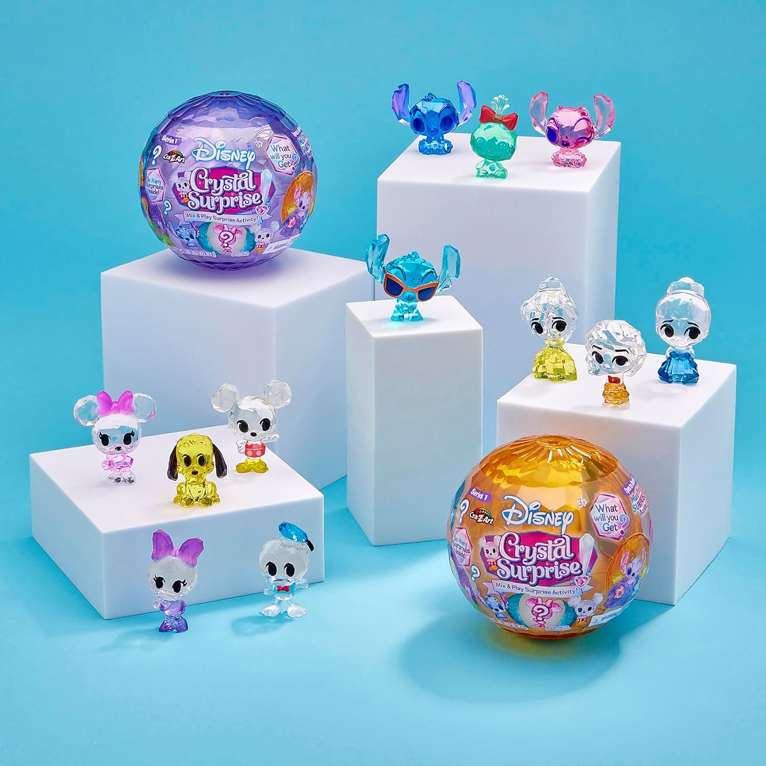 Disney Series 1 Crystal Surprise Mix & Play Collectible Capsules