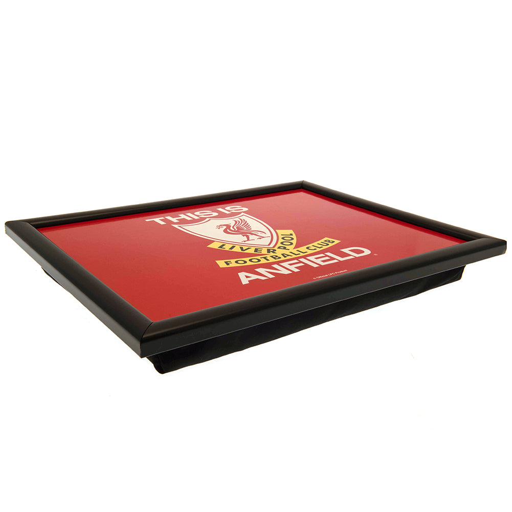 Comfortable Cushioned Lap Tray with Retro Liverpool FC Crest
