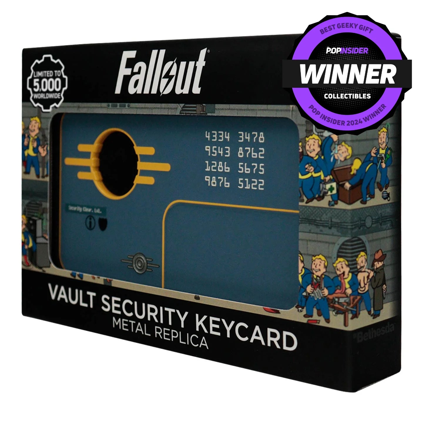 Limited Edition Fallout 4 Officially Licensed Security Keycard Replica