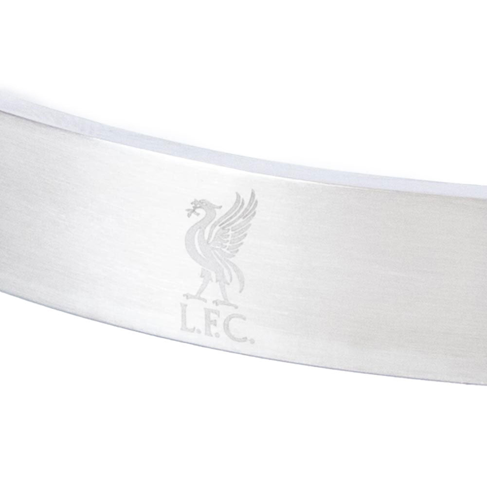 Engraved Liverpool Stainless Steel Link Bracelet for Fans