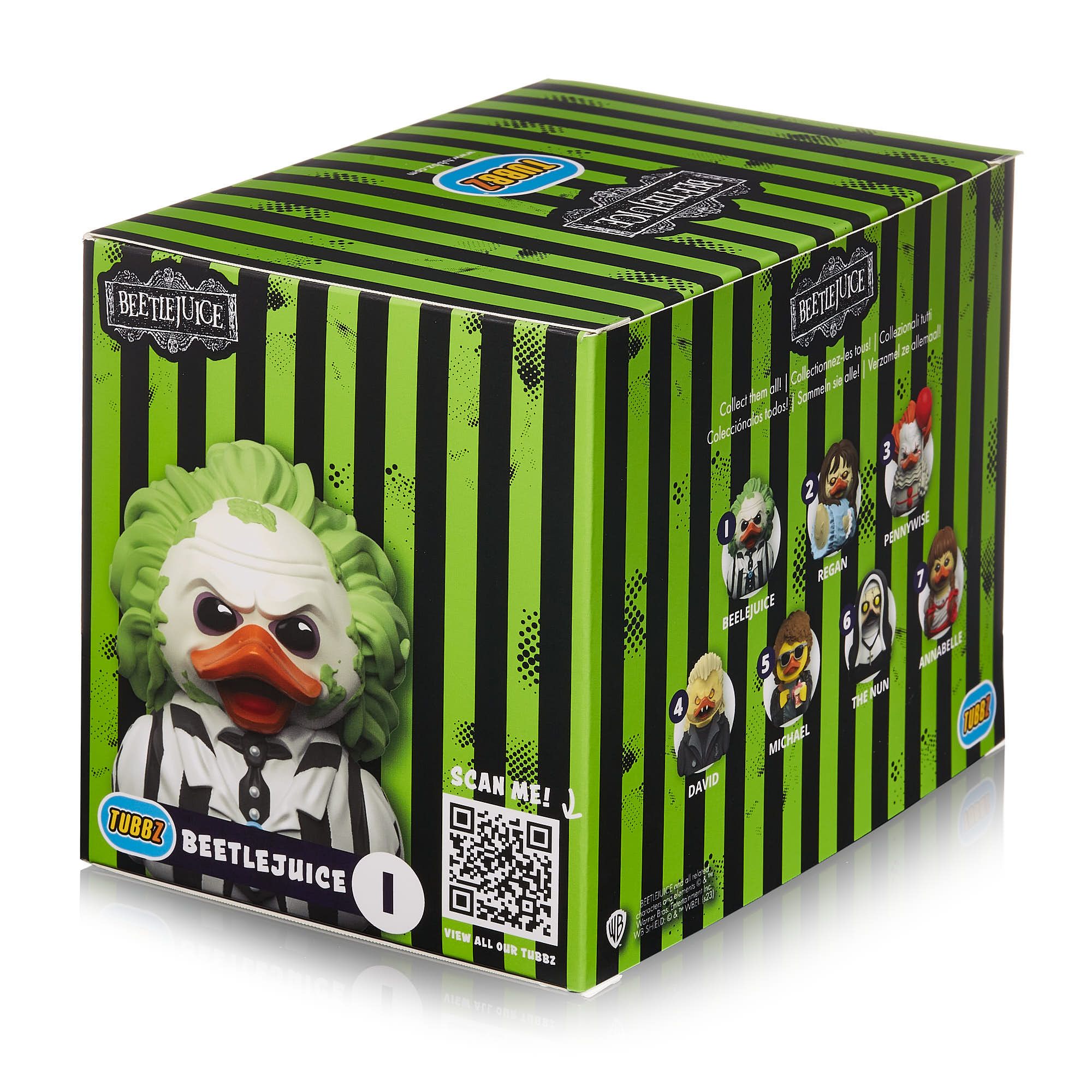 Officially Licensed Boxed Beetlejuice Tubbz Collectible Figurine