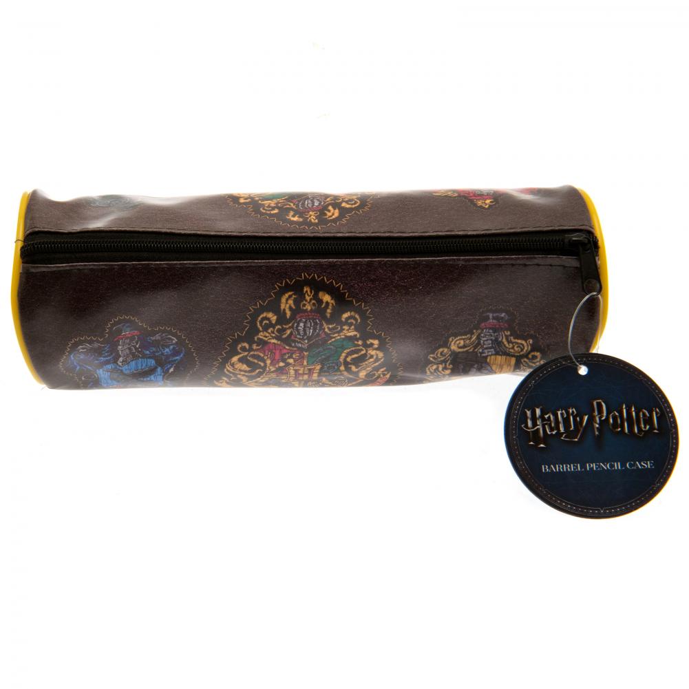 Harry Potter Themed Cylindrical Zipped Pencil Case for Stationery Storage