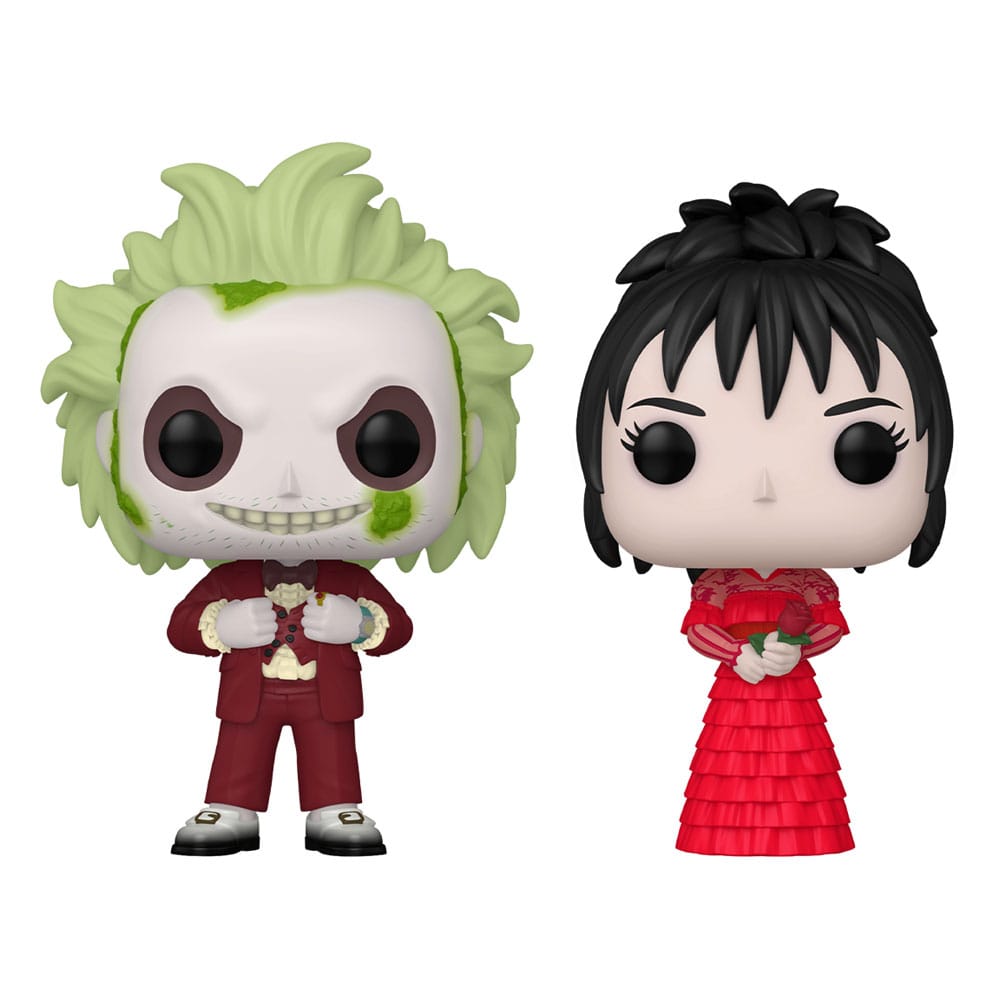 Beetlejuice and Lydia Deetz Two-Pack Collectible Funko POP! Vinyl Figurines for Fans