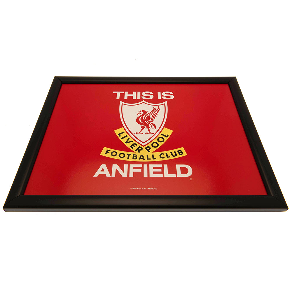 Comfortable Cushioned Lap Tray with Retro Liverpool FC Crest