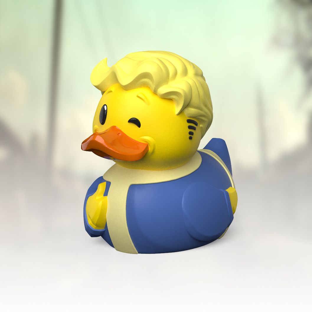 Fallout Vault Boy Cosplaying Duck Boxed Tubbz Collectible Figurine